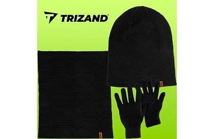 Zimowy zestaw Trizand – czapka + komin + rękawice