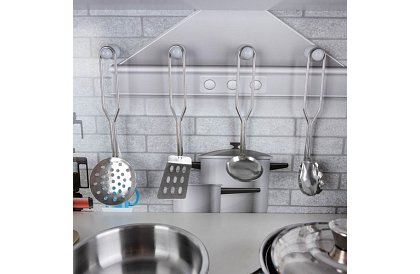 Drewniana kuchnia dziecięca XL z akcesoriami – biała