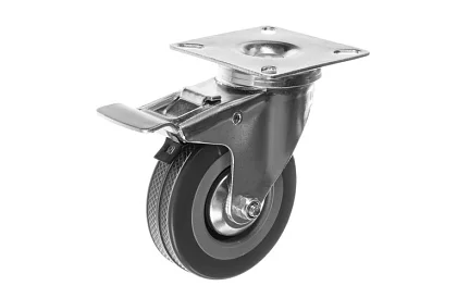 Obrotowe gumowe kółka – zestaw 4 sztuki