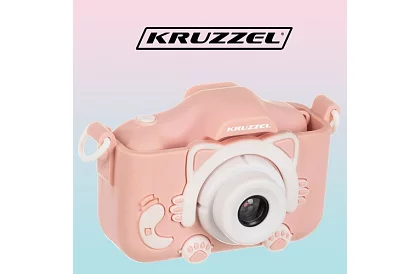 Aparat cyfrowy dla dzieci z kartą 32GB - różowy