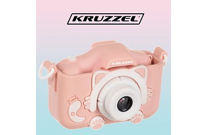 Aparat cyfrowy dla dzieci z kartą 32GB - różowy