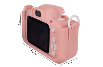 Aparat cyfrowy dla dzieci z kartą 32GB - różowy