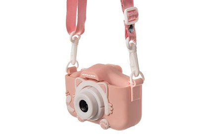 Aparat cyfrowy dla dzieci z kartą 32GB - różowy