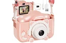 Aparat cyfrowy dla dzieci z kartą 32GB - różowy