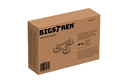 Potrójna przyssawka próżniowa 3×120 mm – bezpieczne podnoszenie do 150 kg