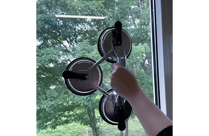 Potrójna przyssawka próżniowa 3×120 mm – bezpieczne podnoszenie do 150 kg