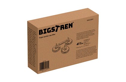 Potrójna przyssawka próżniowa 3×120 mm – bezpieczne podnoszenie do 150 kg