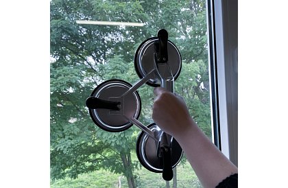 Potrójna przyssawka próżniowa 3×120 mm – bezpieczne podnoszenie do 150 kg