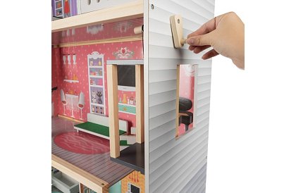 Duży domek dla lalek 114 cm - z windą