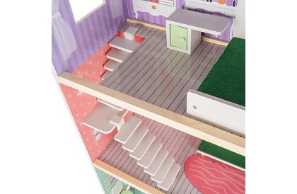 Duży domek dla lalek 114 cm - z windą