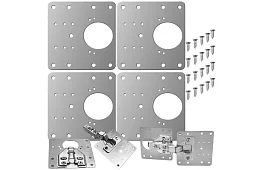 Zestaw naprawczy do złamanych zawiasów meblowych - 4 sztuki