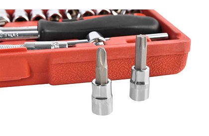 Zestaw narzędzi 46 części w pudełku