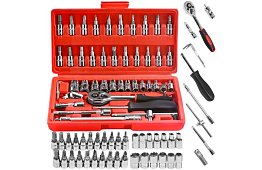 Zestaw narzędzi 46 części w pudełku