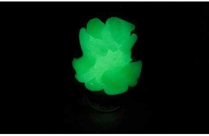 Lśniące fluorescencyjne kamienie - 100 szt.