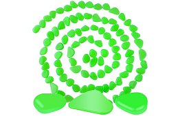 Lśniące fluorescencyjne kamienie - 100 szt.