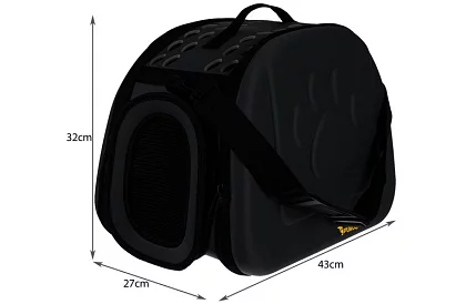 Przewoźnik - torba podróżna dla zwierząt - czarna