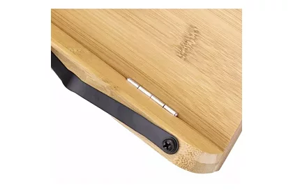 Drewniany stojak na książkę i laptop