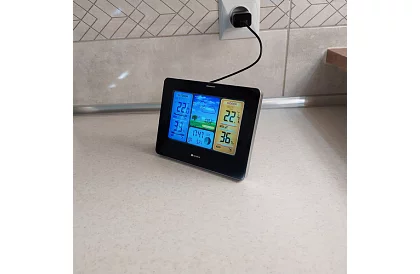 Bezprzewodowa cyfrowa stacja meteorologiczna z zewnętrznym czujnikiem