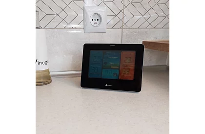 Bezprzewodowa cyfrowa stacja meteorologiczna z zewnętrznym czujnikiem