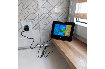 Bezprzewodowa cyfrowa stacja meteorologiczna z zewnętrznym czujnikiem