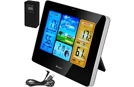 Bezprzewodowa cyfrowa stacja meteorologiczna z zewnętrznym czujnikiem