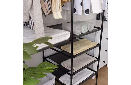 Podwójny wieszak na odzież XXL - 173 x 36 x 108 cm