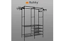 Podwójny wieszak na odzież XXL - 173 x 36 x 108 cm