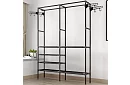 Podwójny wieszak na odzież XXL - 173 x 36 x 108 cm