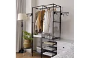Podwójny wieszak na odzież XXL - 173 x 36 x 108 cm