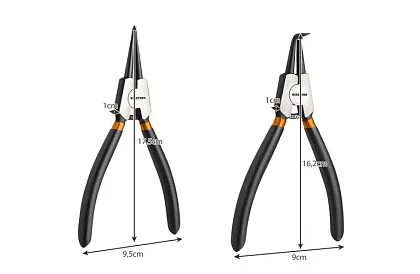 Kleszcze seger - Zestaw 4 kleszczy do segerów