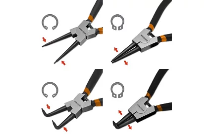 Kleszcze seger - Zestaw 4 kleszczy do segerów