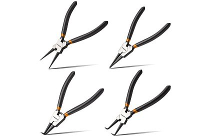 Kleszcze seger - Zestaw 4 kleszczy do segerów