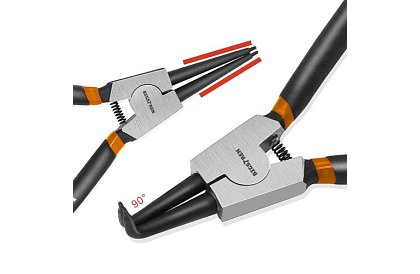 Kleszcze seger - Zestaw 4 kleszczy do segerów