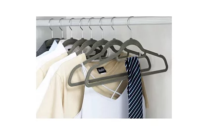 Szatkowe wieszaki na odzież – podwójne - zestaw 20 szt.