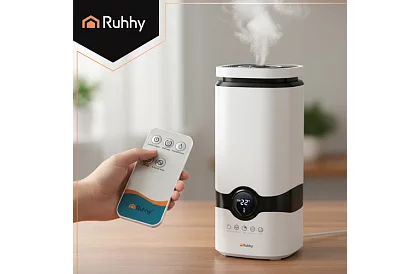 Ultradźwiękowy nawilżacz powietrza z jonizacją 4 l + 3 olejki zapachowe