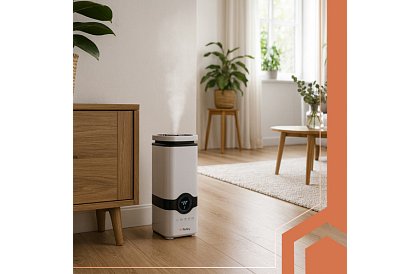 Ultradźwiękowy nawilżacz powietrza z jonizacją 4 l + 3 olejki zapachowe