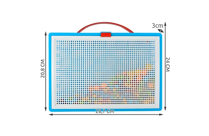 Mozaika edukacyjna dla dzieci - zestaw puzzli 296 elementów