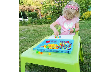 Mozaika edukacyjna dla dzieci - zestaw puzzli 296 elementów