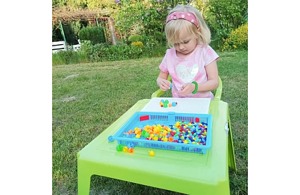 Mozaika edukacyjna dla dzieci - zestaw puzzli 296 elementów