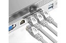 Kabel sieciowy LAN RJ45 do komputerów i urządzeń - 30 metrów