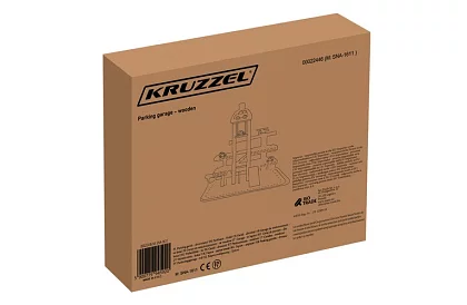 Drewniany parking – garaż dla dzieci