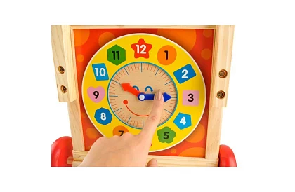 Drewniana edukacyjna i edukacyjna kostka dla dzieci