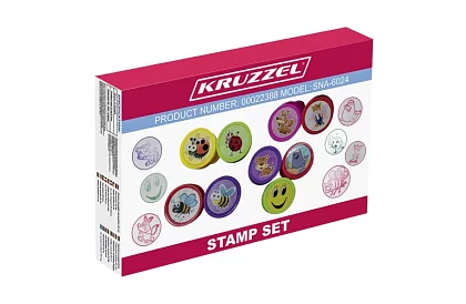 Zestaw stempli dla dzieci – 60 sztuk