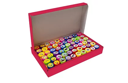 Zestaw stempli dla dzieci – 60 sztuk