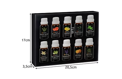Zestaw olejków eterycznych – 10 sztuk po 15 ml