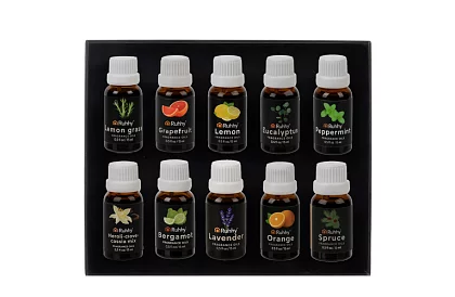 Zestaw olejków eterycznych – 10 sztuk po 15 ml