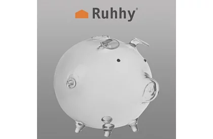 Skarbonka – szklana świnka