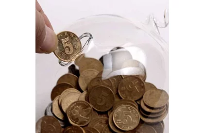 Skarbonka – szklana świnka