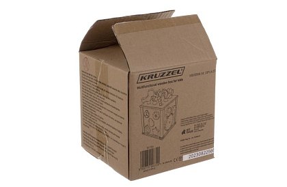 Drewniana kostka sensoryczna i edukacyjna