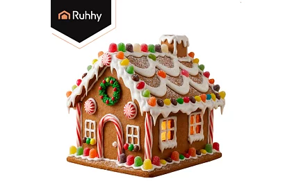 Zestaw foremek do wykrawania piernikowej chatki